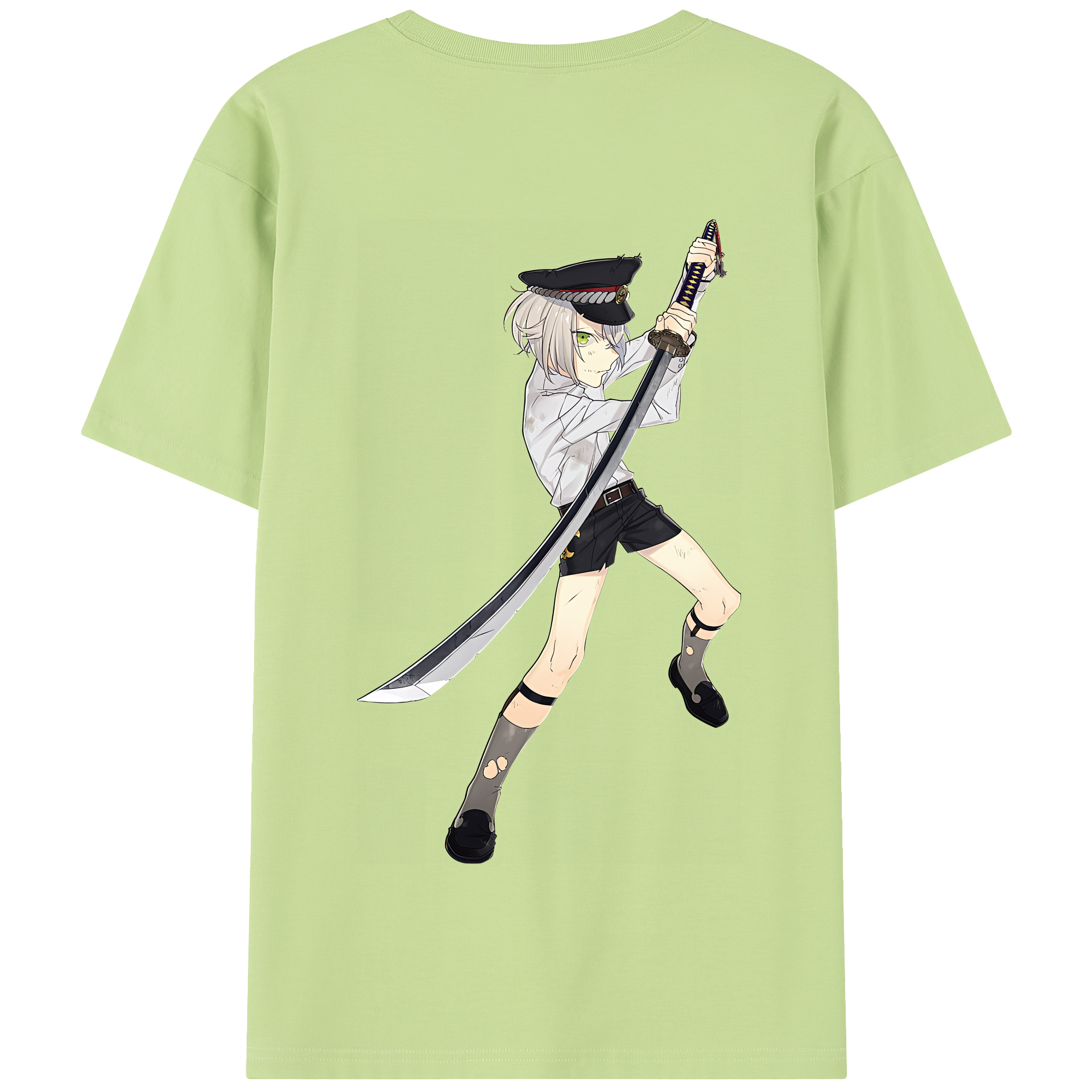 （画像用） 刀剣乱舞 Touken Ranbu 綿100％半袖Tシャツ（背面プリント）